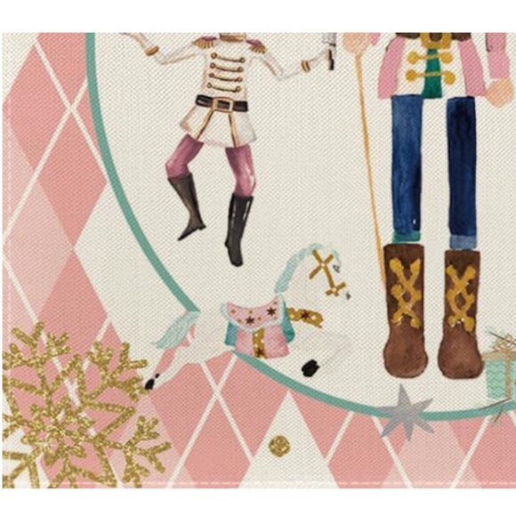 Nutcracker Table Runner Christmas Decor Holiday Decoration Decorative Cloth 108" - Picture 5 of 6